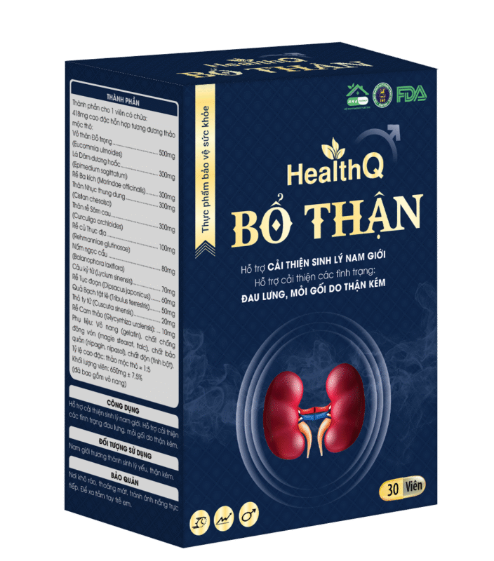 Viên uống HealthQ Bổ thận – Hộp 30 viên