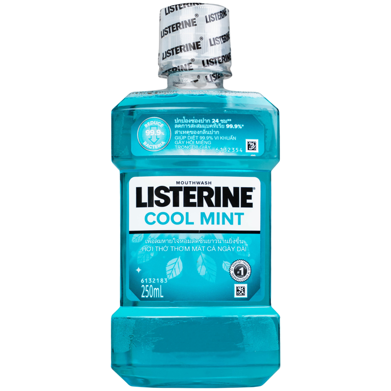 Nước súc miệng Listerine Cool Mint – Chai 250ml