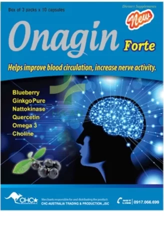 Viên uống Onagin Forte – Hộp 30 viên