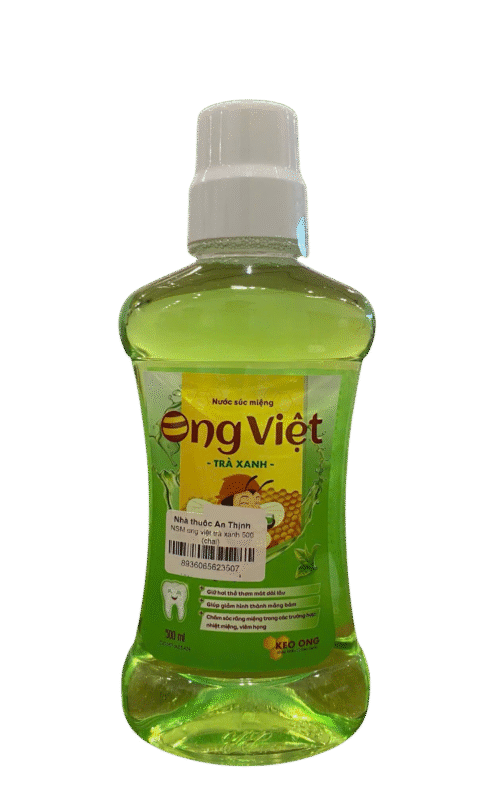 Nước súc miệng Ong Việt Trà Xanh – Chai 500ml