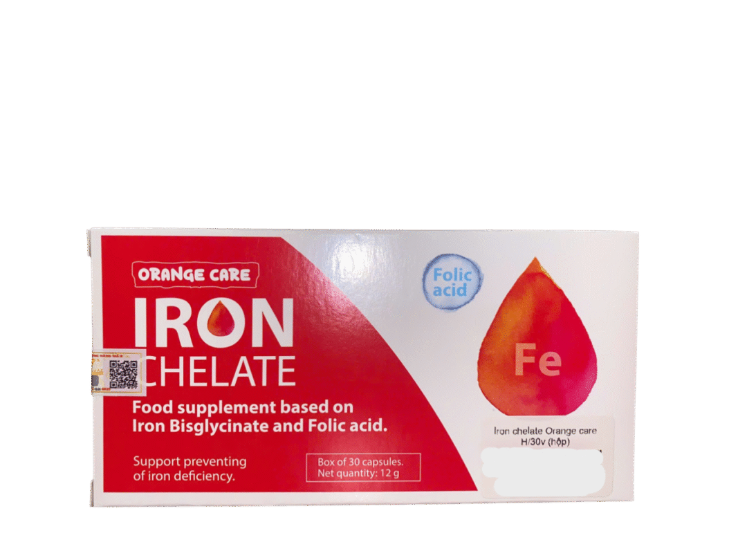 Viên uống Orange Care Iron Chelate – Hộp 30 viên