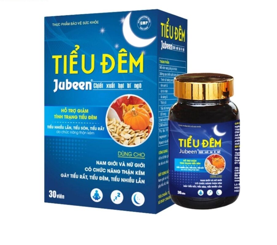 Viên uống Tiểu Đêm Jubeen – Hộp 30 viên