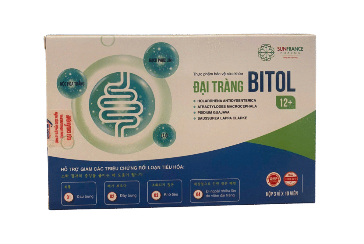 Viên uống Đại tràng Bitol – Hộp 30 viên