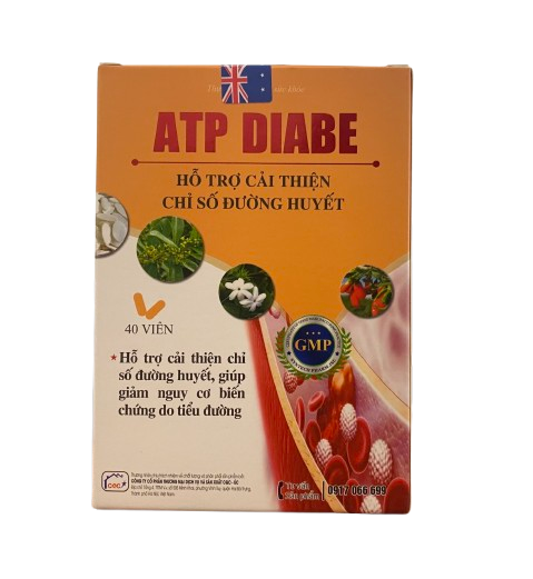 Viên uống ATP DIABE – Hộp 40 viên