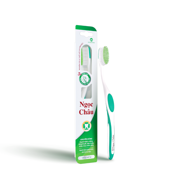 Bàn chải Ngọc Châu siêu mềm – Hộp 1 cái