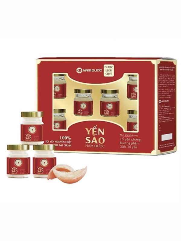 Thực phẩm bổ sung Yến sào Nam Dược Tổ yến chưng đường phèn – Hộp 1 lọ 70 ml