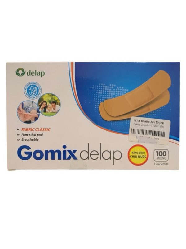 Băng dán Gomix delap Fabric classic – Hộp 100 miếng