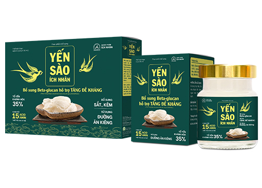 Thực phẩm bổ sung Yến sào Ích Nhân tăng đề kháng – Set hộp 6 lọ 70 ml